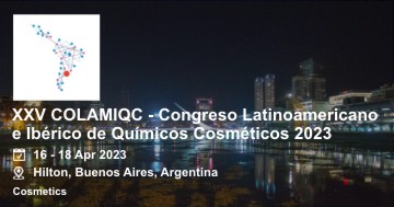 XXV COLAMIQC - Congreso Latinoamericano e Ibérico de Químicos Cosméticos 2023